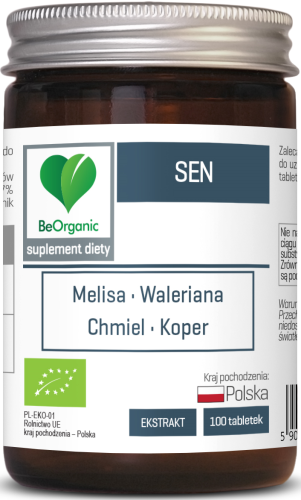 Sen BIO 450 mg x 100 tabletek BeOrganic
