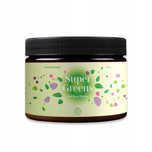 Jemy Zdrowo Super Greens o smaku owoców leśnych