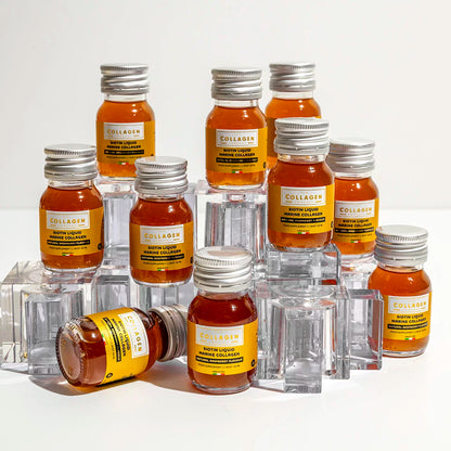 PŁYNNY KOLAGEN MORSKI Z CZYSTĄ BIOTYNĄ O SMAKU MALINOWYM The Collagen Company