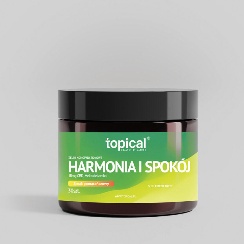 Żelki konopno-ziołowe HARMONIA I SPOKÓJ * Melisa lekarska – TOPICAL