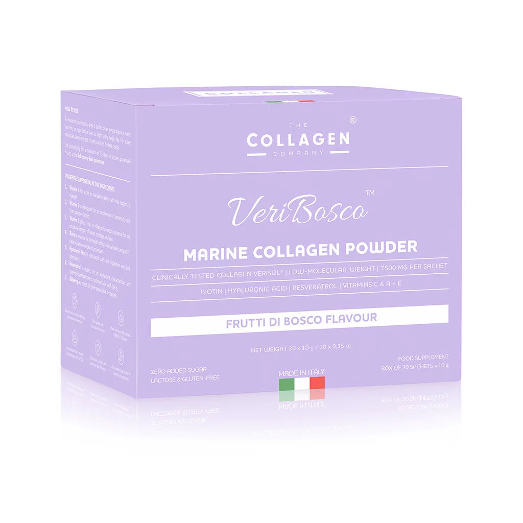 Kolagen Morski VeriBosco 7500mg o Smaku Owoców Leśnych – 30 Saszetek The Collagen Company