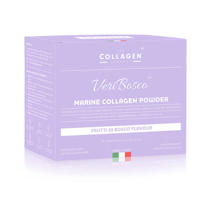 Kolagen Morski VeriBosco 7500mg o Smaku Owoców Leśnych – 30 Saszetek The Collagen Company