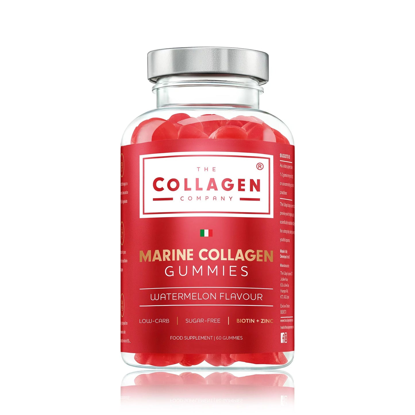 ŻELKI Z KOLAGENEM MORSKIM O SMAKU ARBUZOWYM The Collagen Company