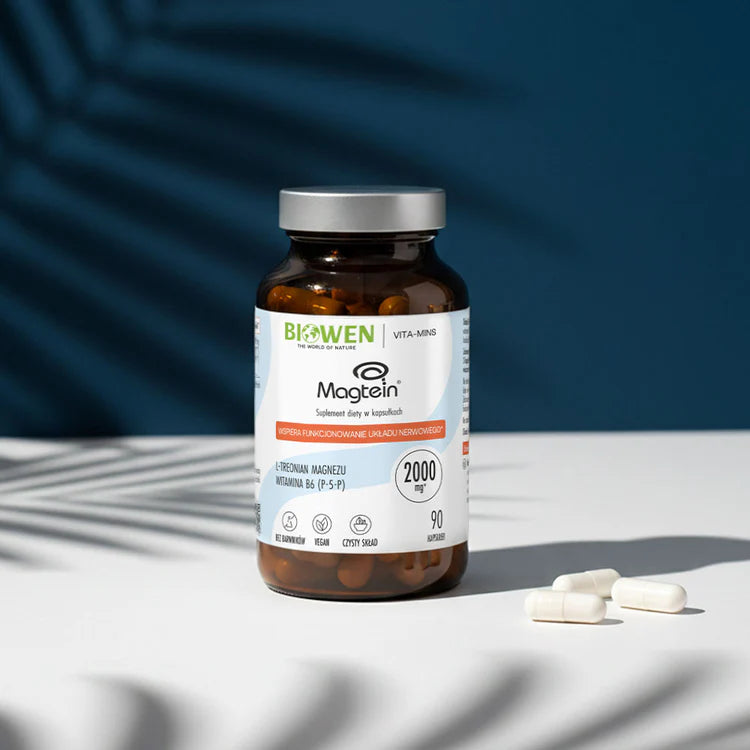 TREONIAN MAGNEZU MAGTEIN 2000 MG W PORCJI 90 KAPSUŁEK BIOWEN