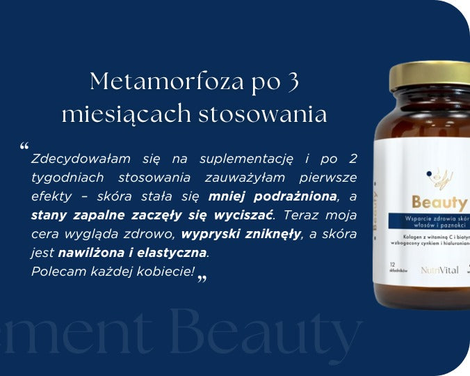 Suplement Beauty Wsparcie skóry, włosów i paznokci Nutri Vital