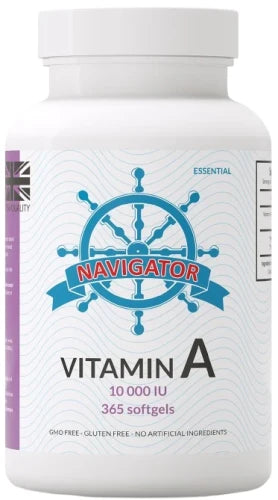 Witamina A 10000 IU 365 kapsułek, Navigator