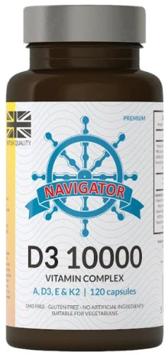 Witamina D3 10000 Complex 120 kapsułek, Navigator