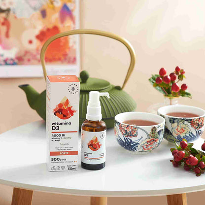 Aura Herbals Witamina D3 4000 IU, MCT, krople 50 ml