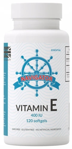 Witamina E, 400 IU, 120 softgels, Navigator