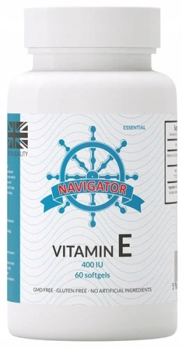 Witamina E, 400 IU, 60 softgels, Navigator