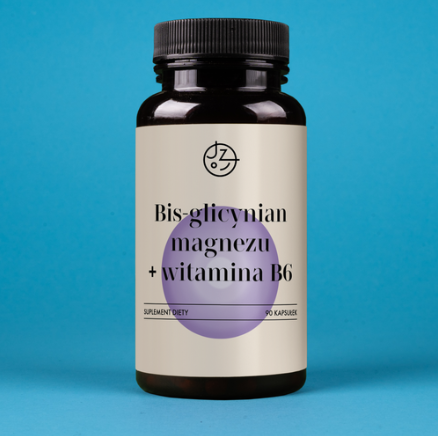 Bis-glicynian magnezu + witamina B6 Jemy Zdrowo