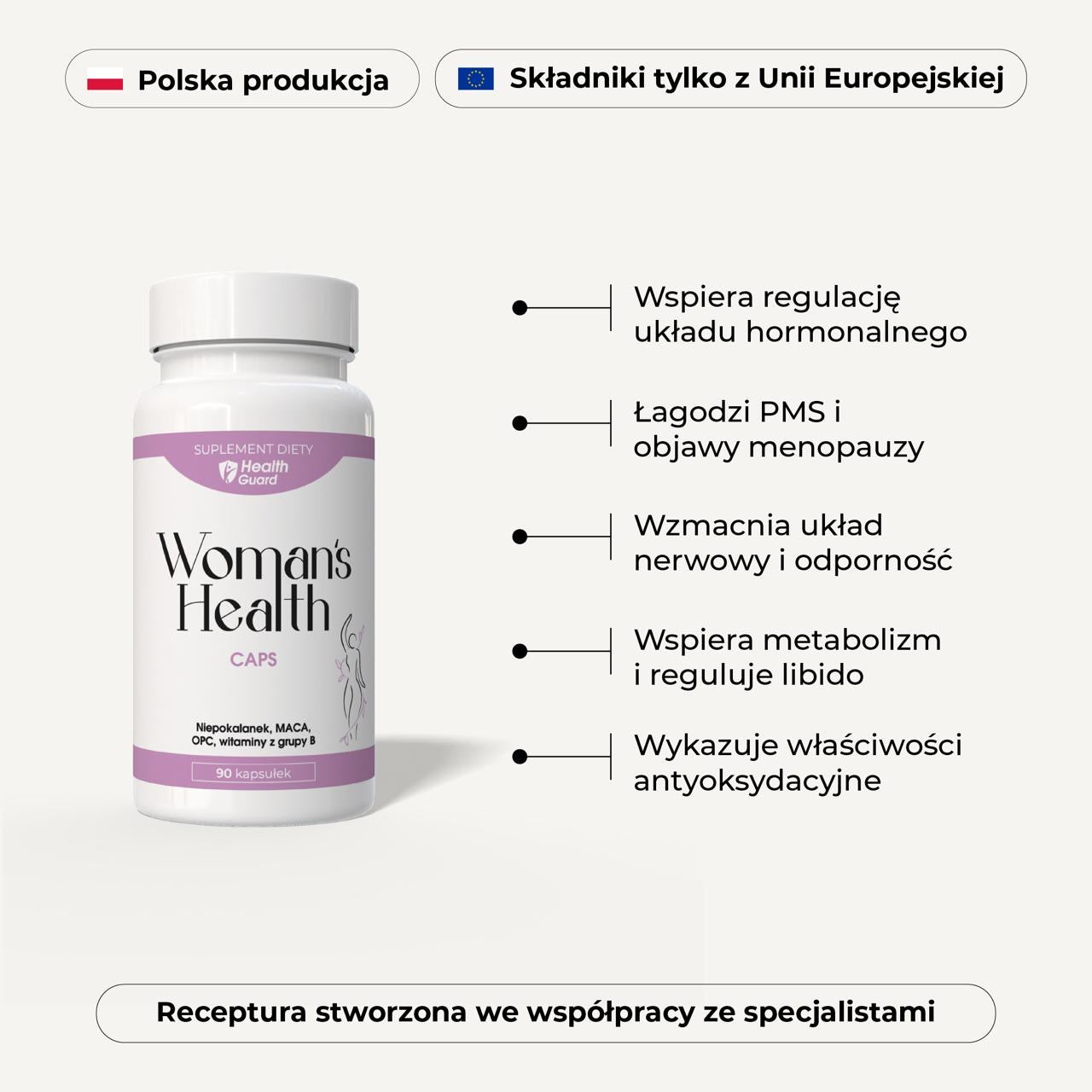 Health Guard Womans Health 90 kaps