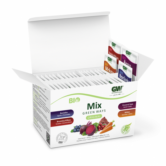 BIO Mix Green Ways (200g) 100% Jagoda, Żurawina, Burak i Marchew w proszku