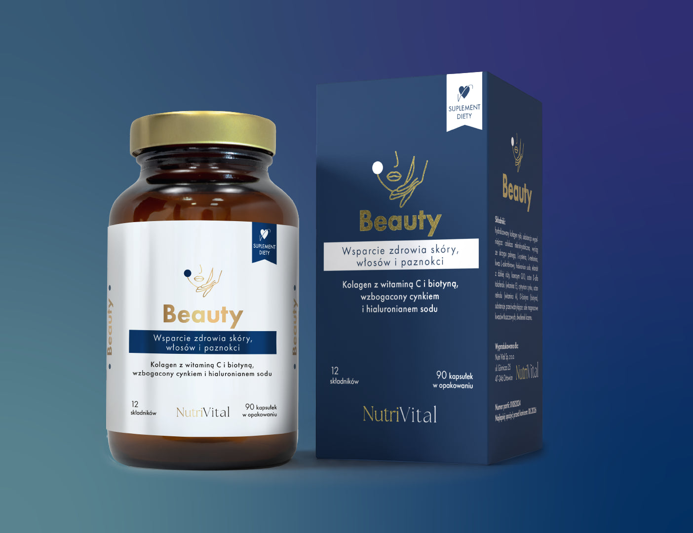 Suplement Beauty Wsparcie skóry, włosów i paznokci Nutri Vital