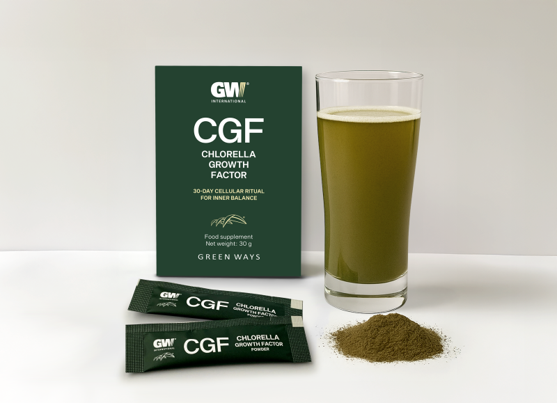 CGF: Chlorella Growth Factor 30 saszetek  Green Ways edycja limitowana