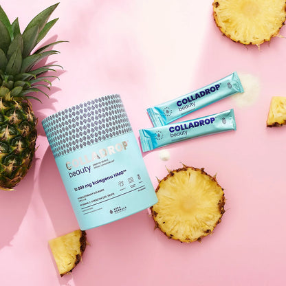Aura Herbals Colladrop Beauty, kolagen HMG 10000 mg, ananas, saszetki 30 szt.