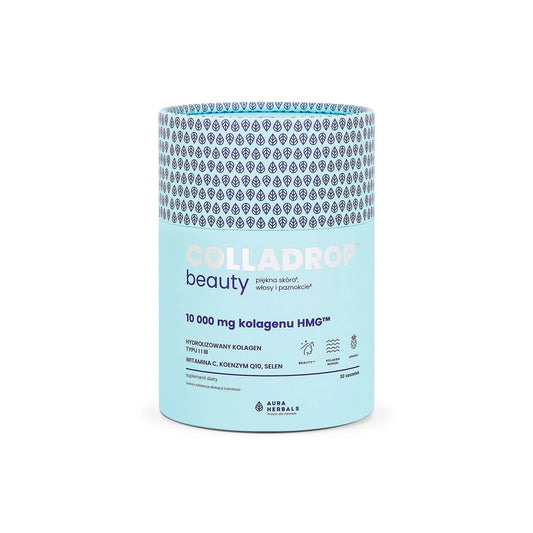 Aura Herbals Colladrop Beauty, kolagen HMG 10000 mg, ananas, saszetki 30 szt.