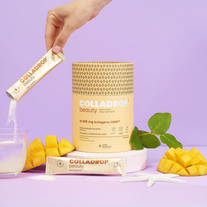 Colladrop Beauty, kolagen HMG 10000 mg, mango, saszetki 30 szt AURA HERBALS