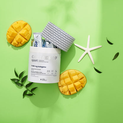 Aura Herbals Colladrop® Sport + kreatyna, kolagen morski 5000 mg, saszetki 30 szt.