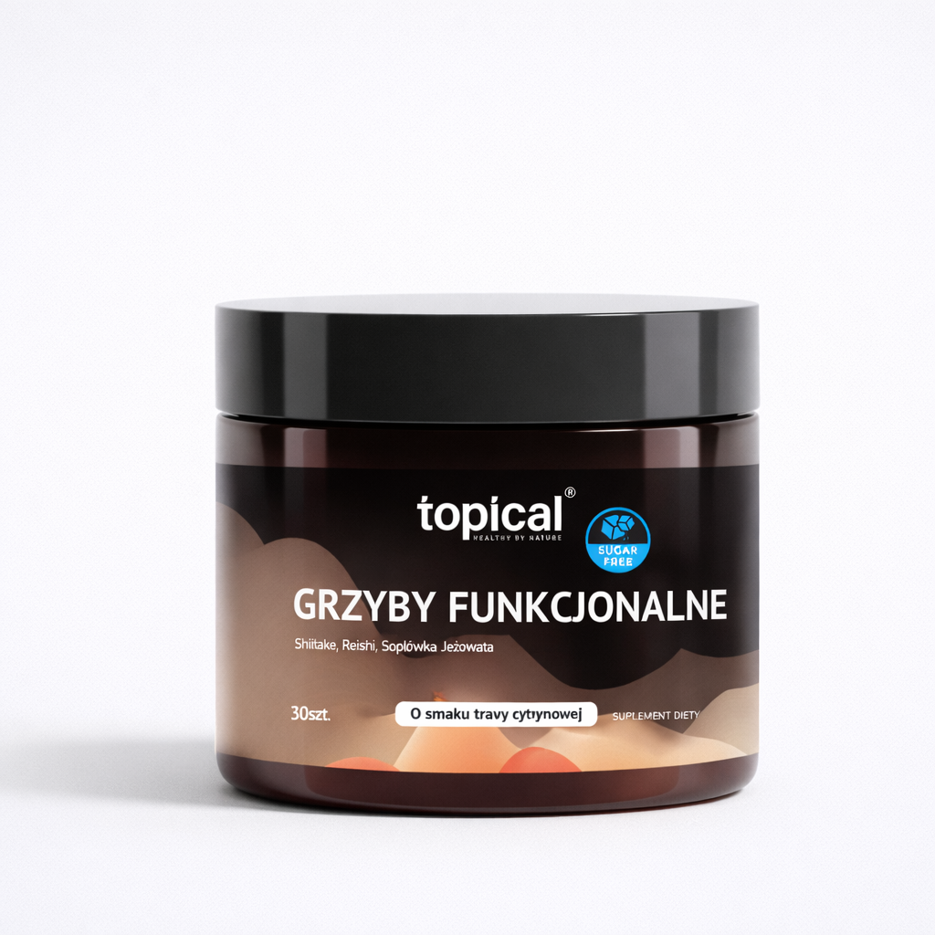 Żelki Grzyby Funkcjonalne – BEZ CUKRU – TOPICAL