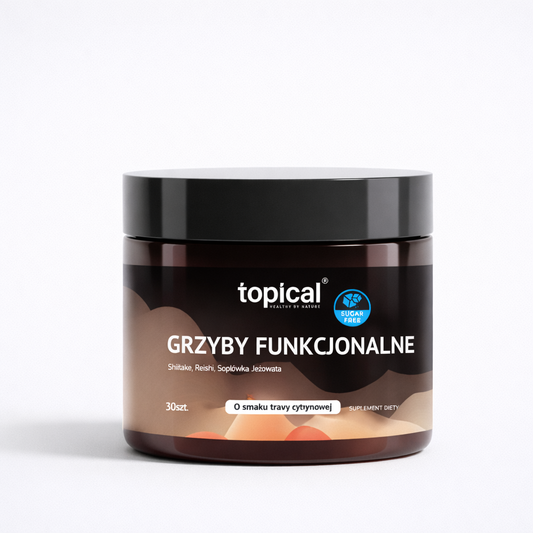 Żelki Grzyby Funkcjonalne – BEZ CUKRU – TOPICAL