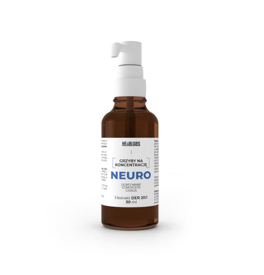 Grzyby na koncentrację DER 20:1 30 ml Herblabs