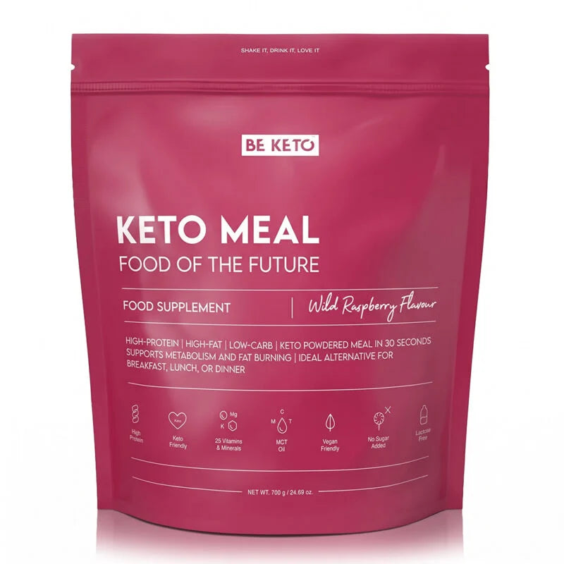 Keto Posiłek – Dzika Malina 700g BeKeto