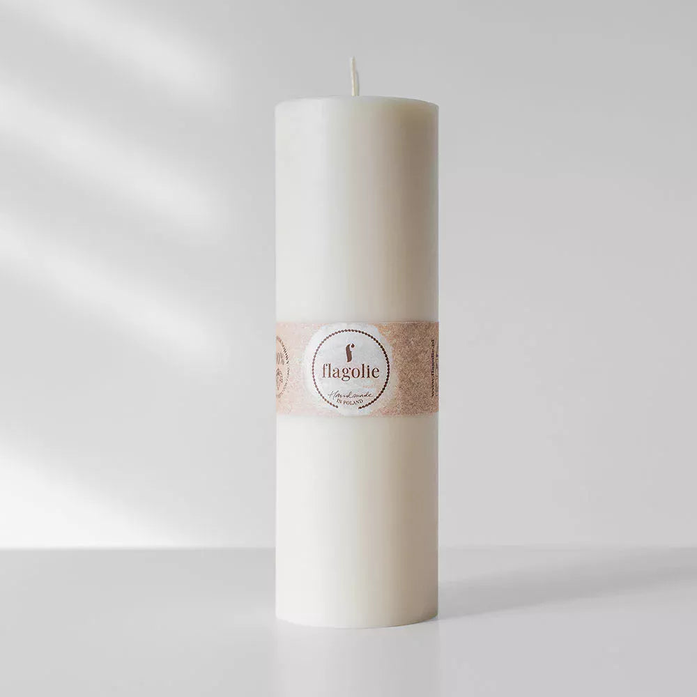 Naturalna świeca sojowa WALEC 6,3×20,5cm – 590g FLAGOLIE
