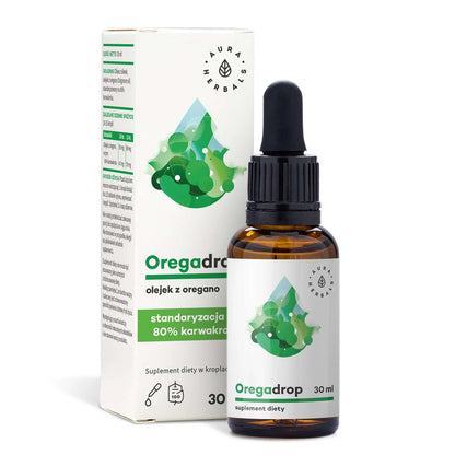 Aura Herbals Oregadrop, Olejek z Oregano, krople 30 ml