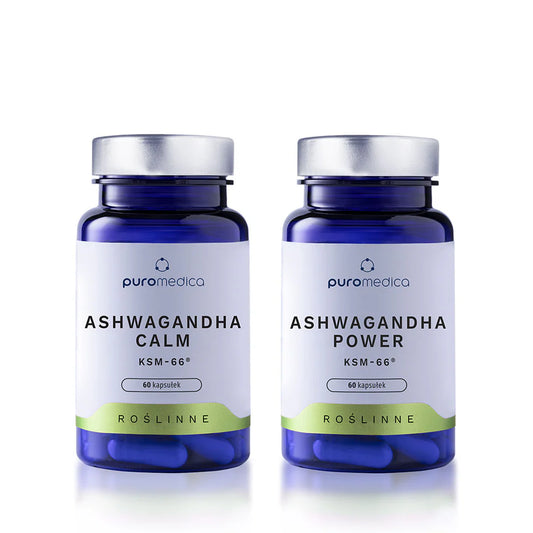 Pakiet Ashwagandha CALM + POWER PUROMEDICA
