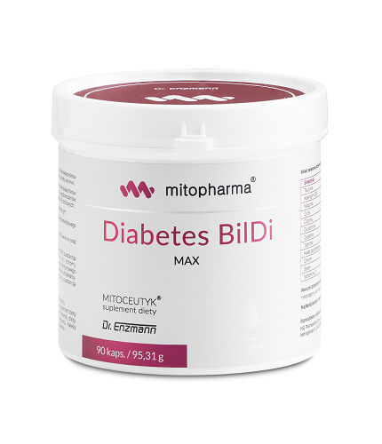 Diabetes BilDi® MAX MSE 90 kapsułek dr Enzmann