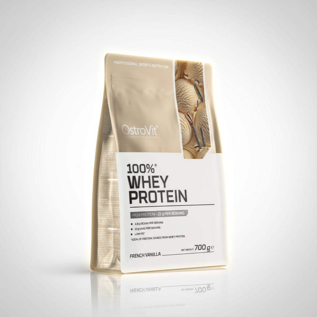 100% Whey Protein 700 g francuskiej wanilii OstroVit