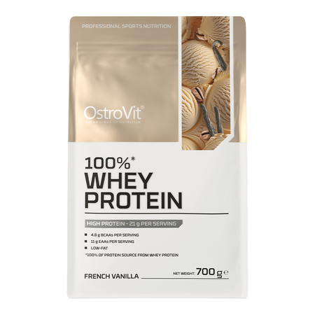 100% Whey Protein 700 g francuskiej wanilii OstroVit