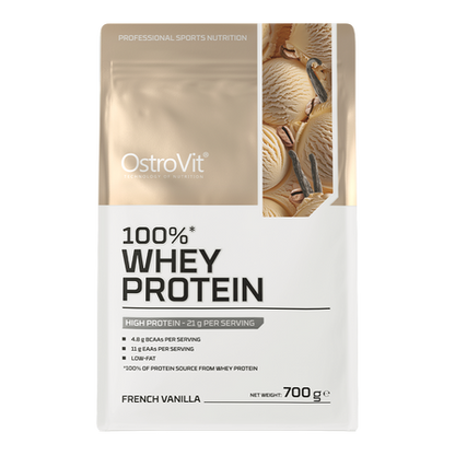 100% Whey Protein 700 g francuskiej wanilii OstroVit