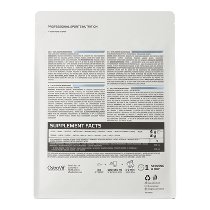 Monohydrat Kreatyny 500 g naturalny OstroVit