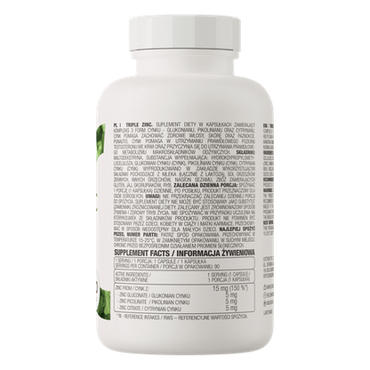 Triple Zinc 90 kapsułek OstroVit