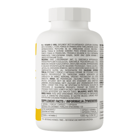 Witamina C 1000 mg 120 kapsułek OstroVit