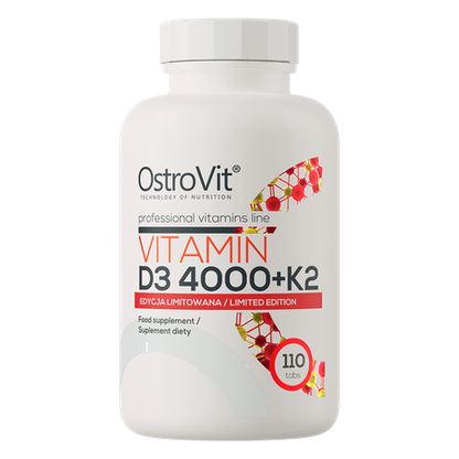 Witamina D3 4000 IU + K2 110 tabletek OstroVit