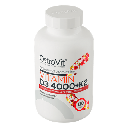 Witamina D3 4000 IU + K2 110 tabletek OstroVit