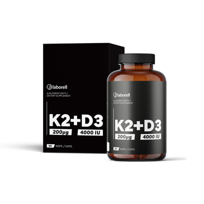 Witamina K2 200 μg + D3 4000 j.m. Laborell