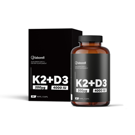 Witamina K2 200 μg + D3 4000 j.m. Laborell