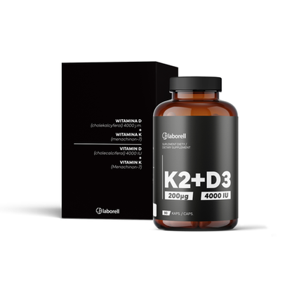 Witamina K2 200 μg + D3 4000 j.m. Laborell