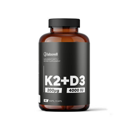 Witamina K2 200 μg + D3 4000 j.m. Laborell