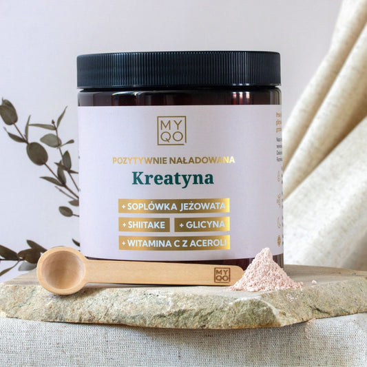 Pozytywnie naładowana Kreatyna - 300 g MYQO