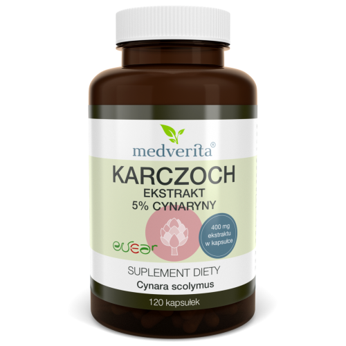 Karczoch ekstrakt Evear® - 120 kapsułek MEDVERITA