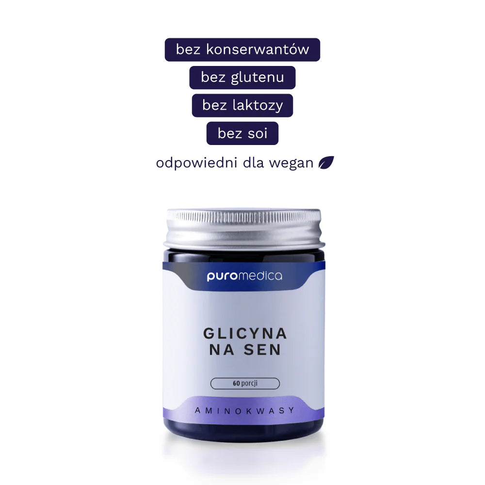 Glicyna na sen PUROMEDICA 1000 MG