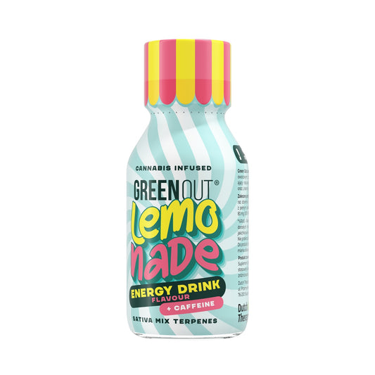 Green Out Shot  Green Out® Lemonade, Energy Drink + Caffeine
