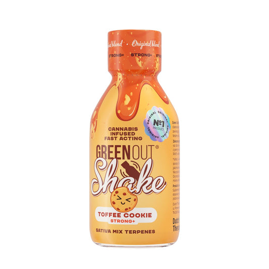 Green Out Shot  Green Out® Shake, Toffee Cookie strong