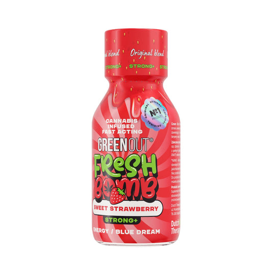 Green Out Shot Green Out® Fresh Bomb Sweet Strawberry strong