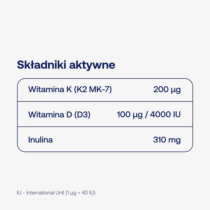 BICAPS K2 D3 max 60 KAPSUŁEK